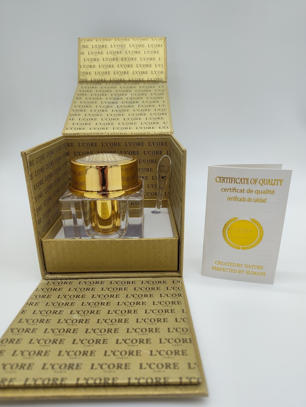 L'CORE Paris 24K Gold Night Cream 50ml Luxury Anti Aging Skincare NIB
